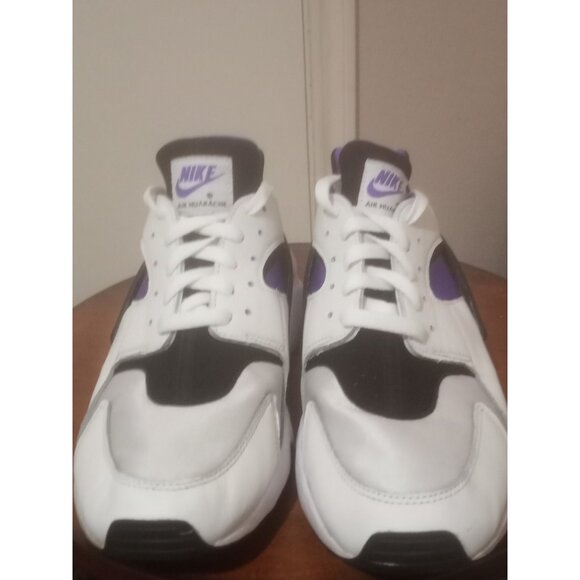 Nike Air Huarache Hyper Grape White Mens 11 Sneaker Shoes DD1068-108 - Picture 6 of 13